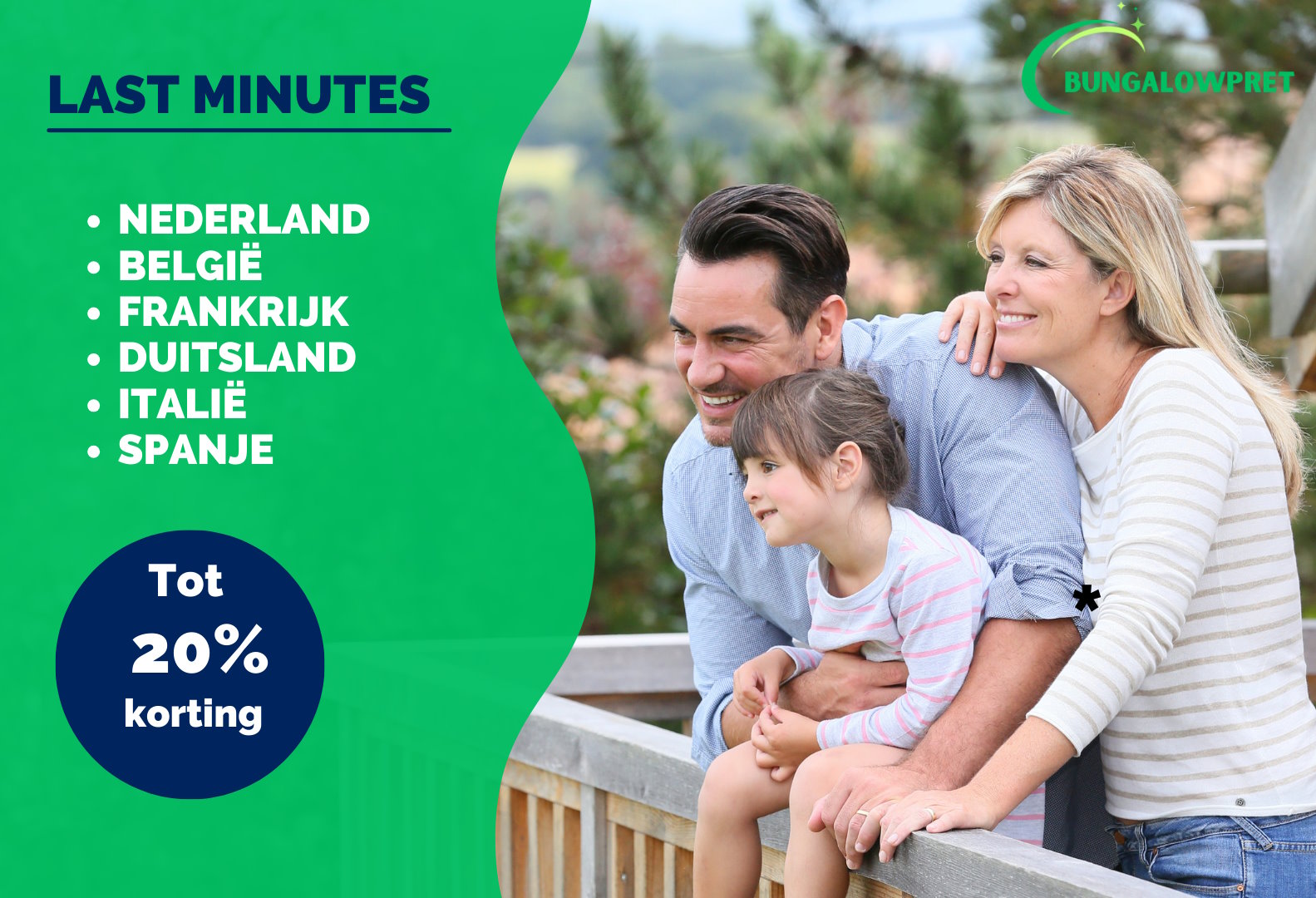 Vakantiehuis met kinderen Last minutes